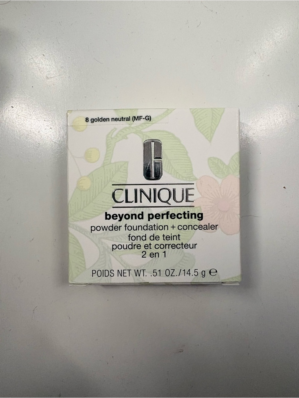 Clinique Powder Foundation + Concealer Compact in Light Beige
